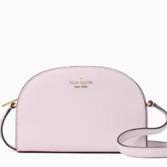 kate spade Handbags - Kate Spade Perry Leather Dome Crossbody - Pale Amethyst